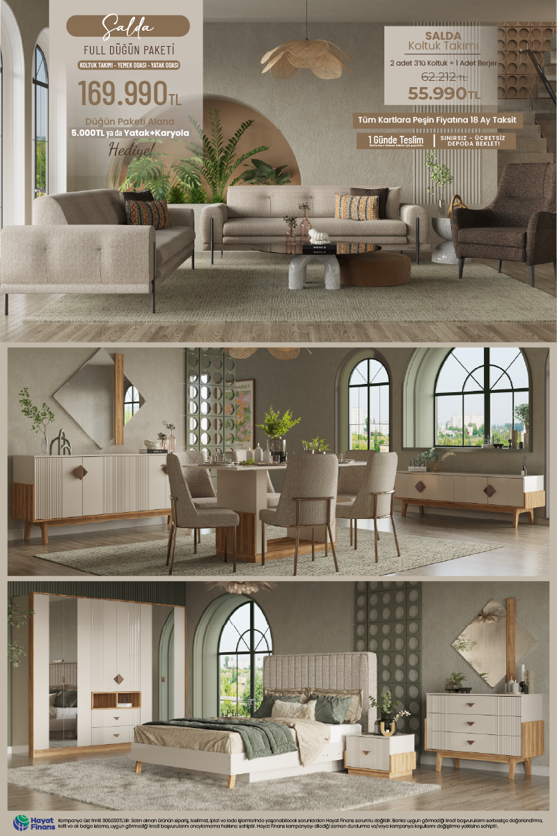 Salda Düğün Paketi