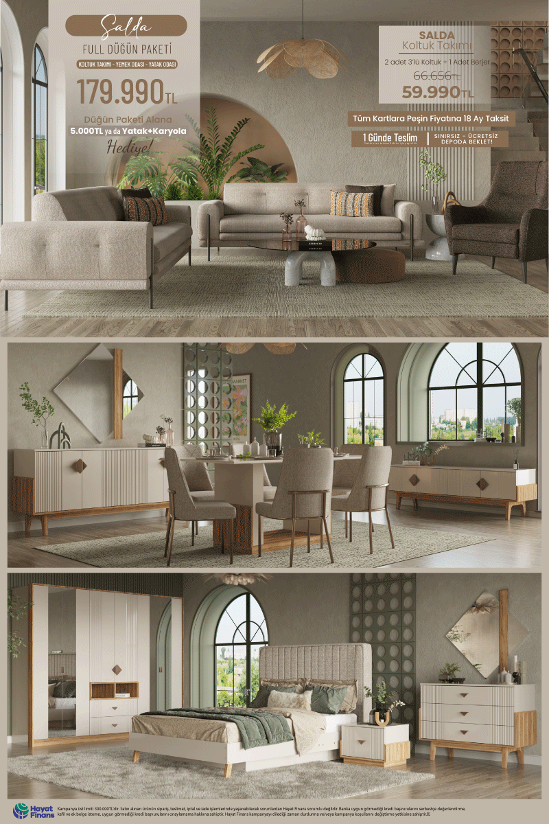 Salda Düğün Paketi