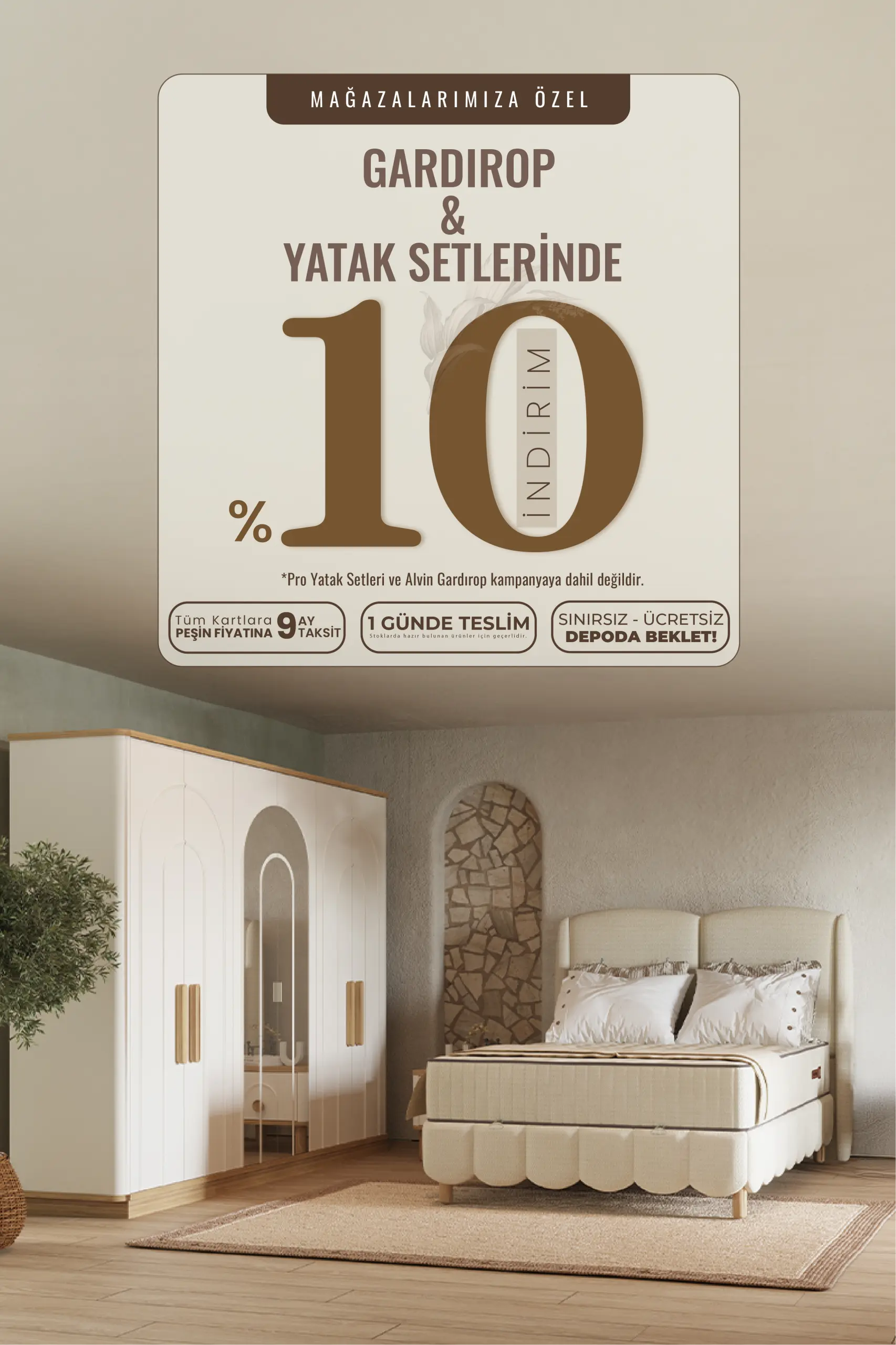 gardırop ve yatak setleri