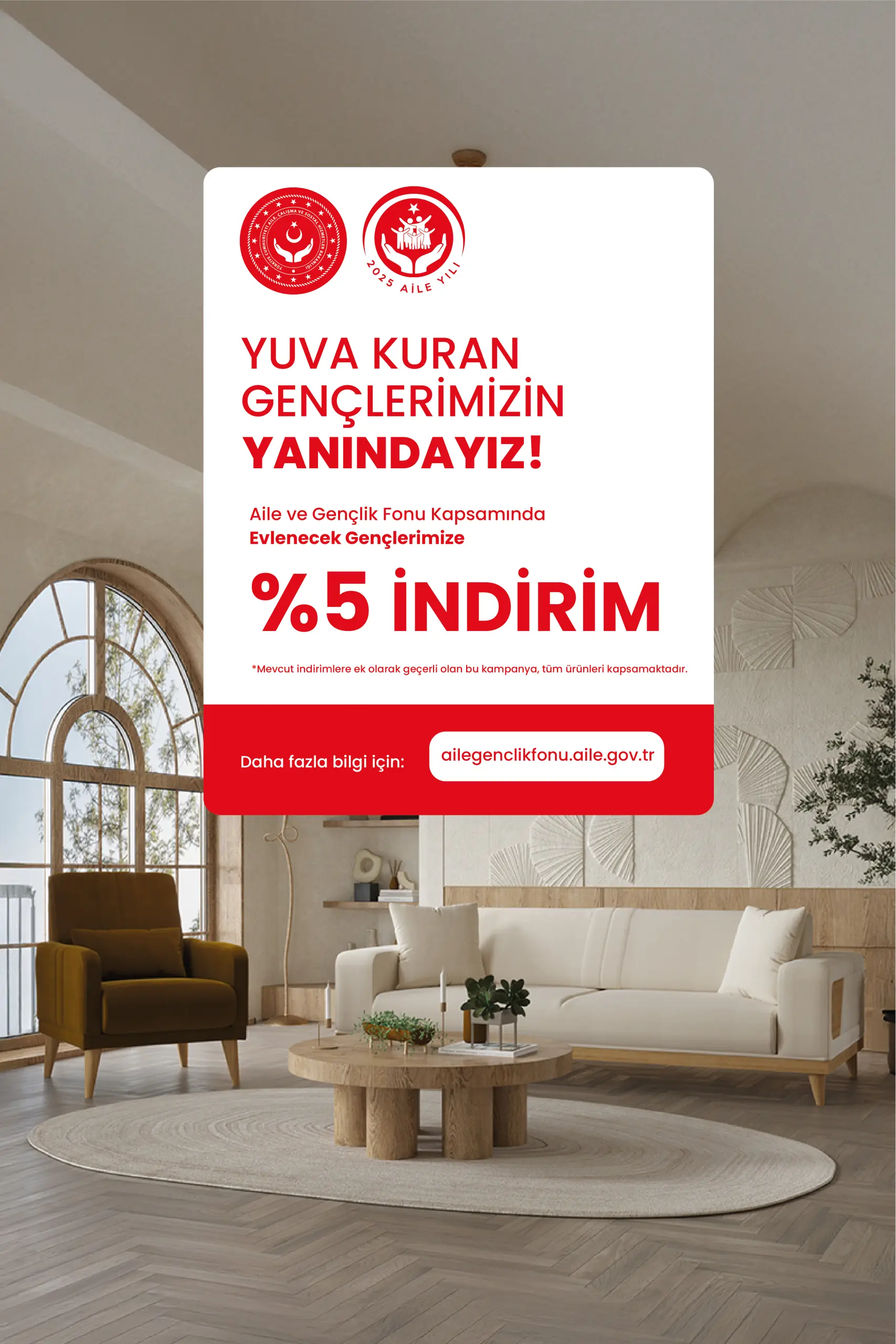 Yuva Kuran Gençlere İndirim Kampanyası