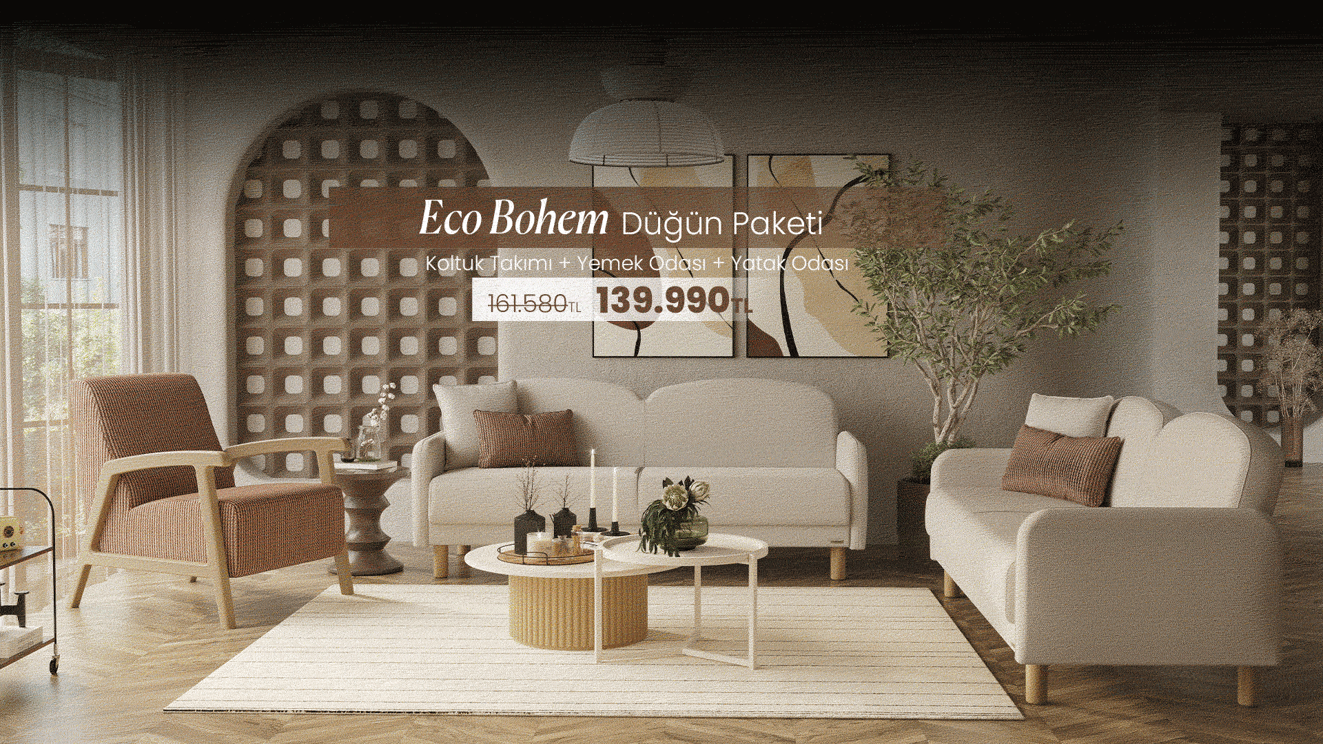 Eco Bohem Düğün Paketi